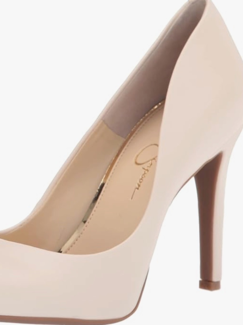 Jessica Simpson Women's Calie Pump - White Chalk - Size 5.5